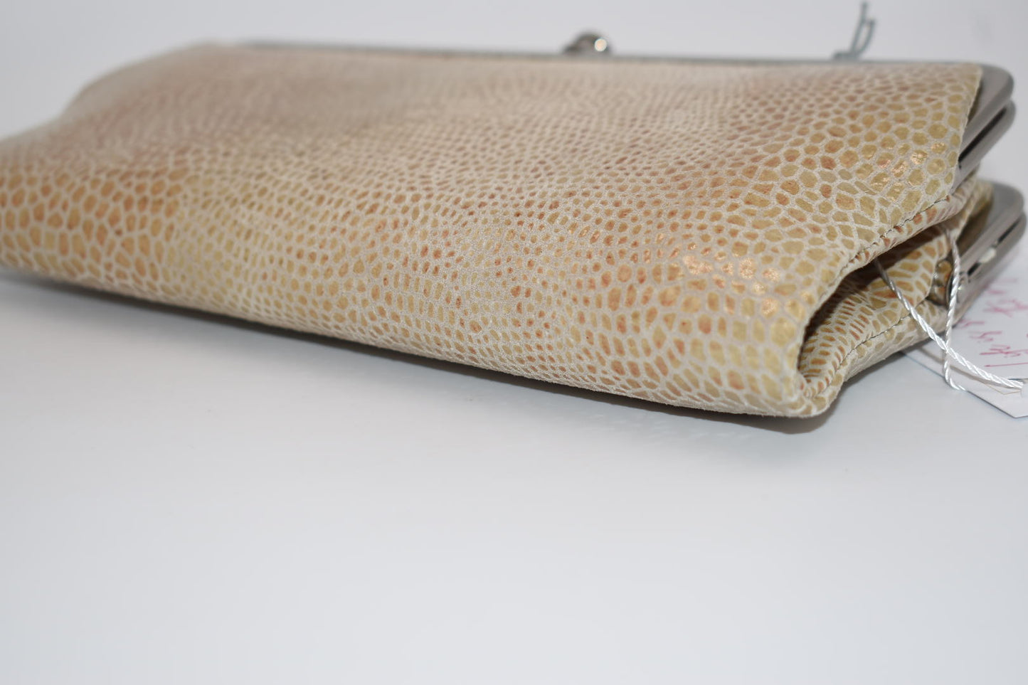 HOBO Lauren Clutch Wallet in Honey Snake