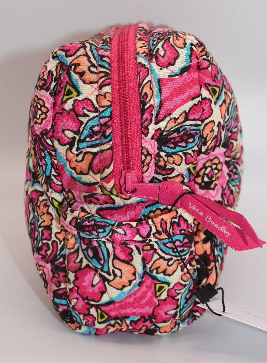 Vera Bradley Large Cosmetic/ Toiletry Bag in "Sunburst Floral" Pattern