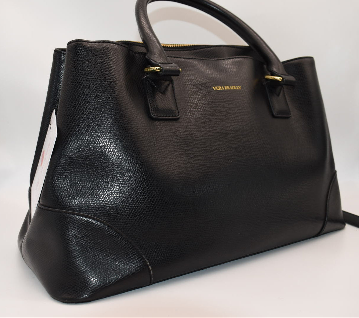 Vera Bradley Large Emma Satchel Bag in Black