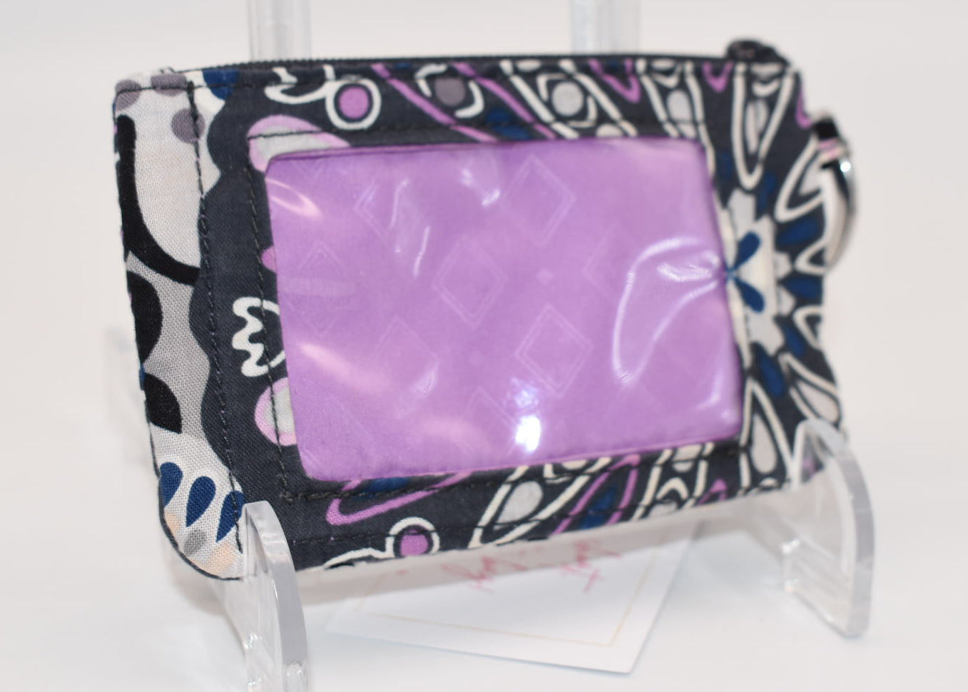 Vera Bradley Zip ID Case in "Mimosa Medallion" Pattern