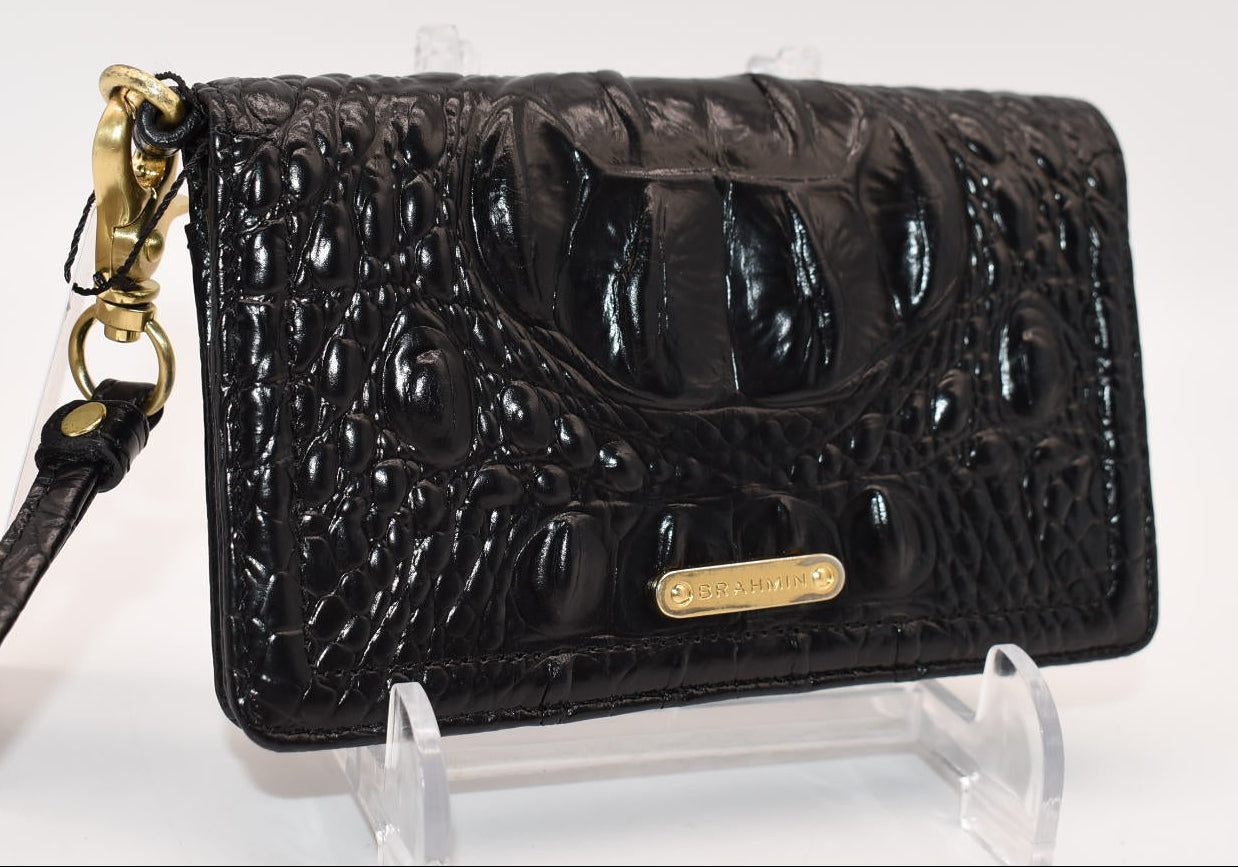 Brahmin Debi Wristlet / Wallet in Black Melbourne