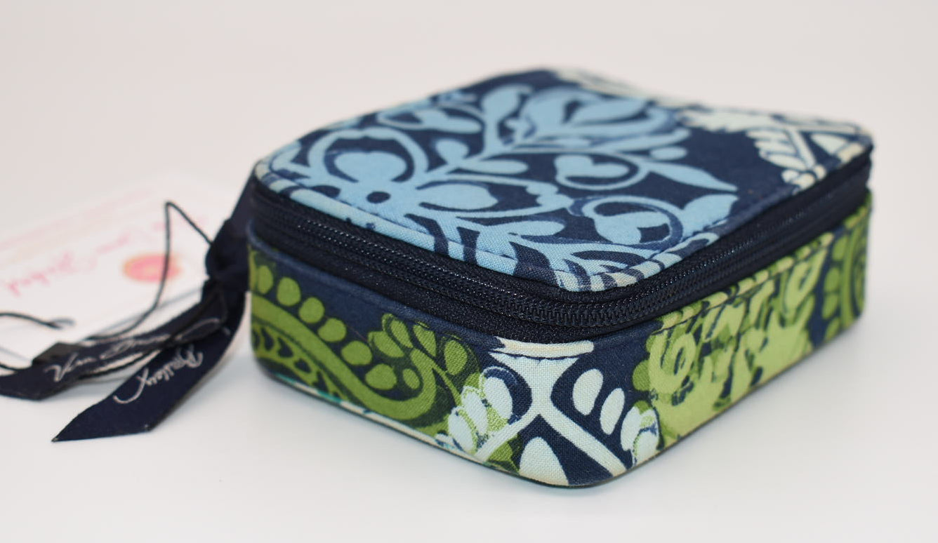 Vera Bradley Travel Pill Case in "Caribbean Sea" Pattern