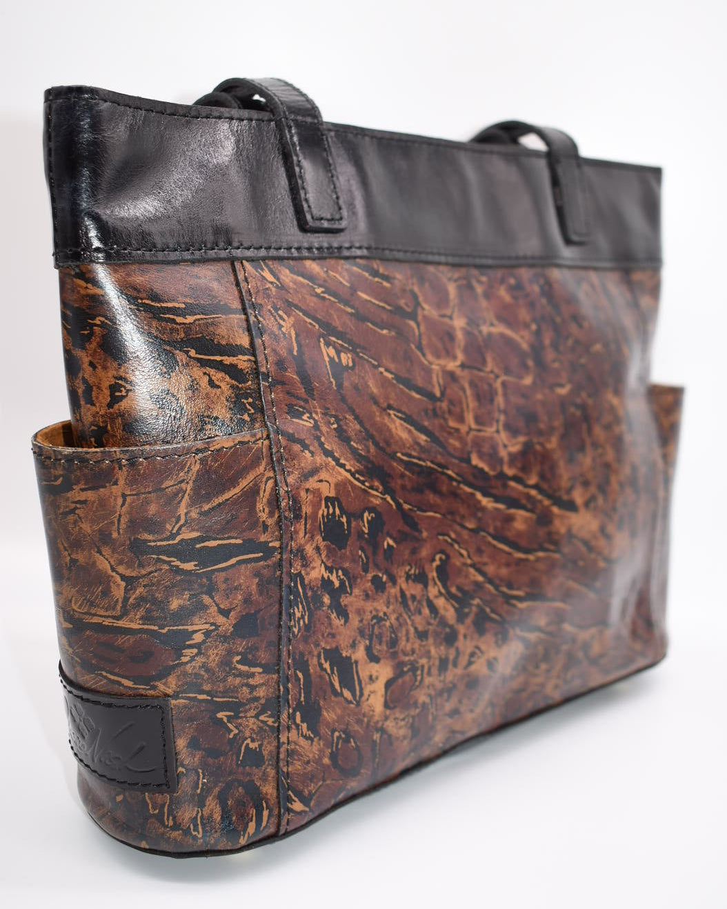 Patricia Nash Evie Shopper Tote Bag in Abstract Animal