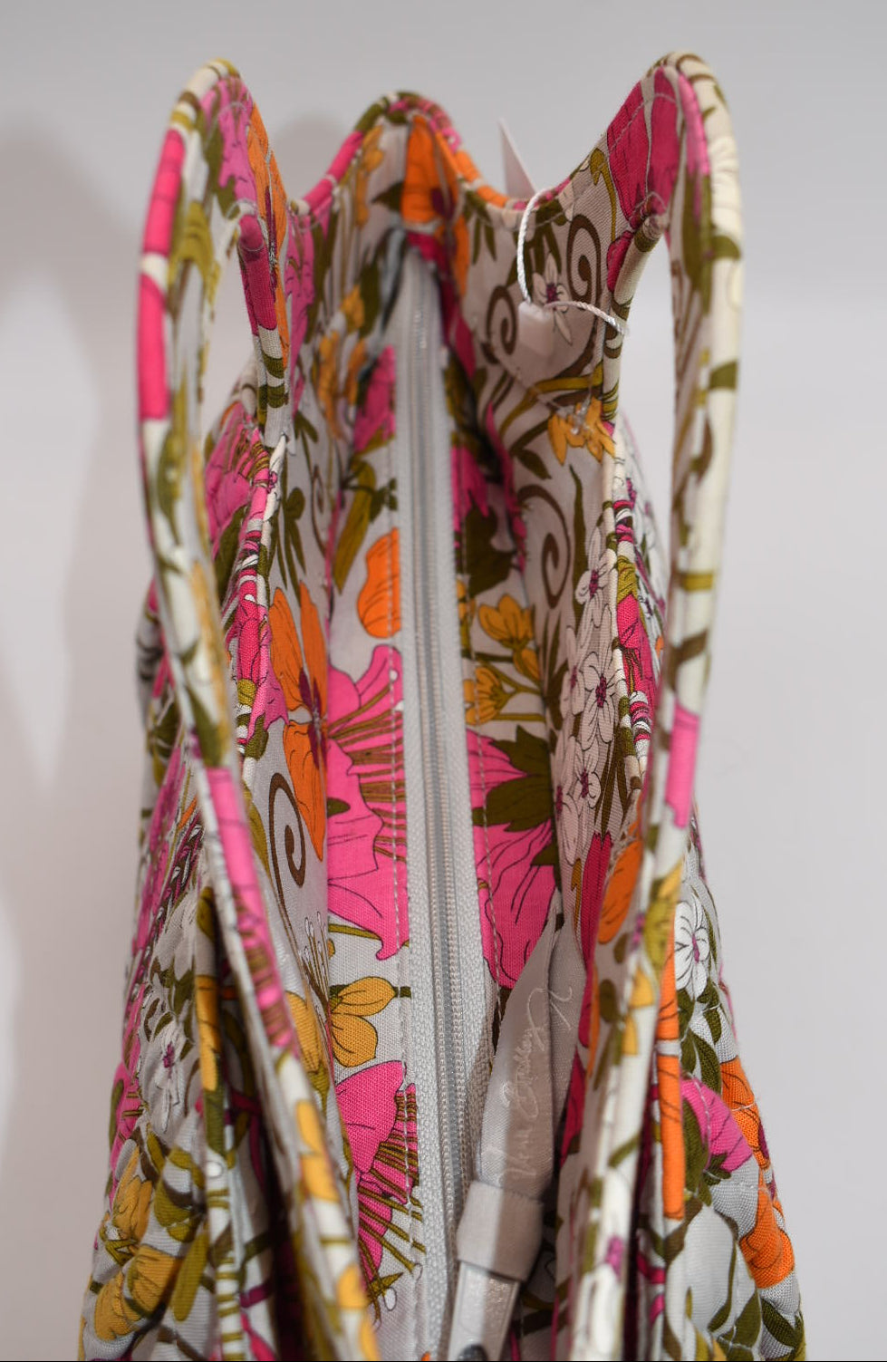 Vera Bradley Abby Top-Handle Tote Bag in "Tea Garden" Pattern