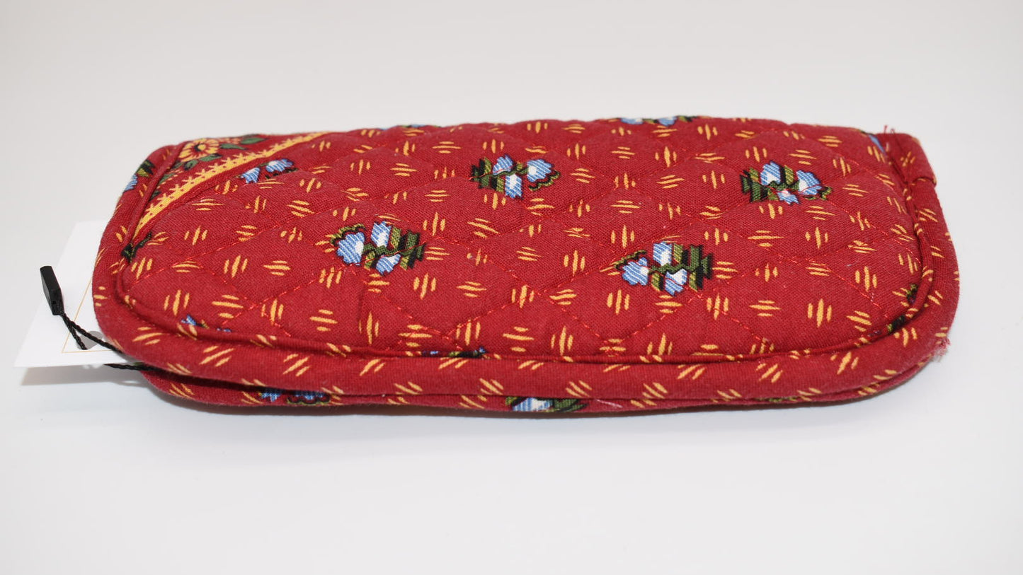 Vera Bradley Double Eyewear Sleeve in "Provincial Red - 2000" Pattern