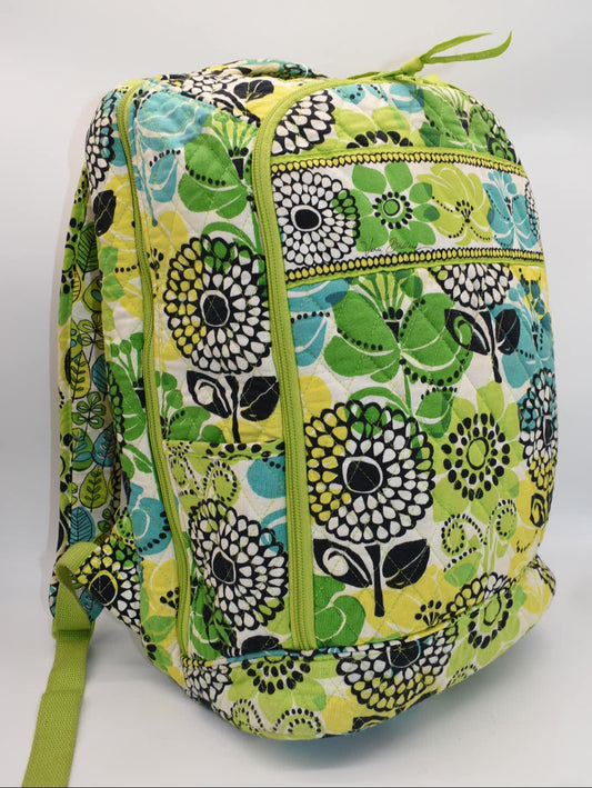 Vera Bradley Quilted Laptop Backpack in "Lime's Up" Pattern