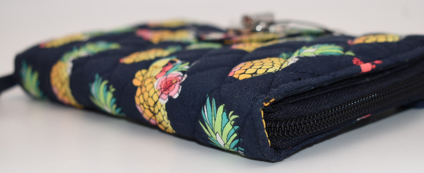 Vera Bradley RFID Turnlock Wallet in "Toucan Party" Pattern