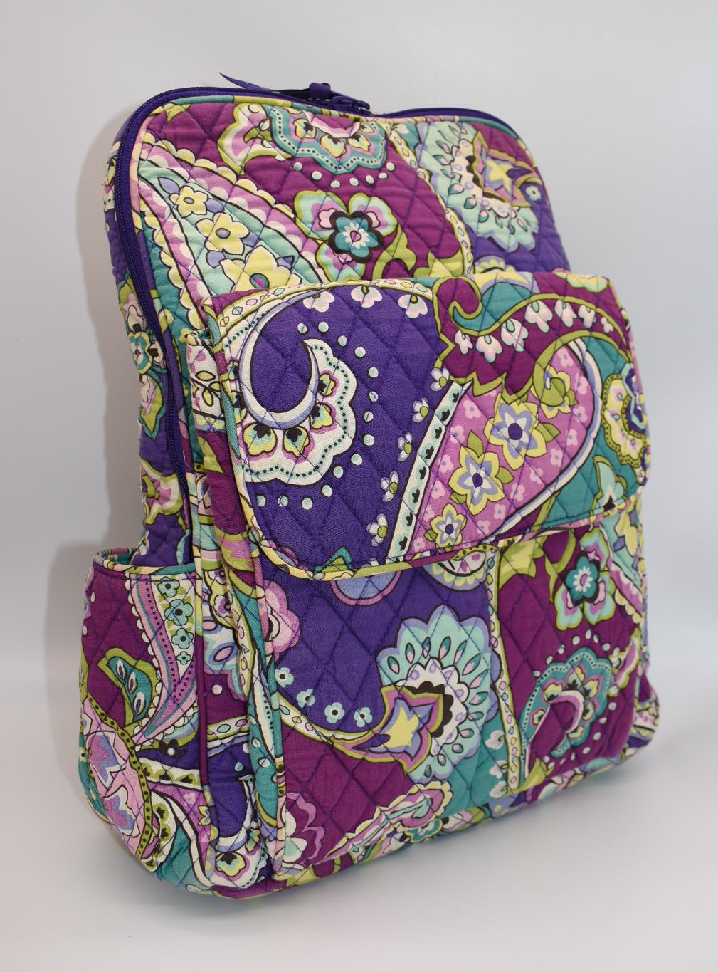 Vera Bradley Ultimate Quilted Cotton Backpack in "Heather" Pattern