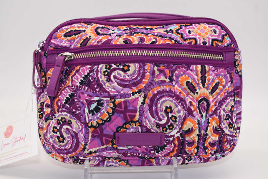 Vera Bradley Iconic RFID Little Crossbody Bag in "Dream Tapestry" Pattern