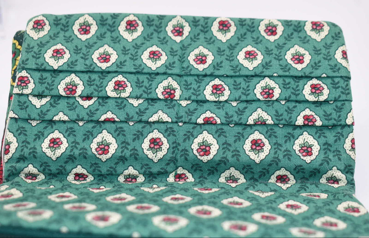 Vera Bradley Quilted Cotton Wallet in "Greenfield" Pattern