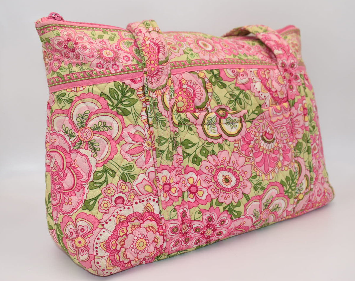 Vera Bradley Large Betsy Shoulder Tote Bag in "Petal Pink" Pattern