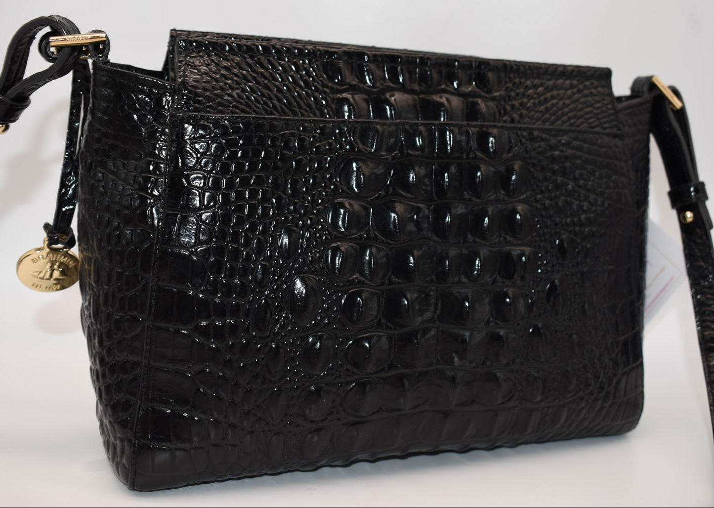 Brahmin Hillary Crossbody Bag in Black Melbourne