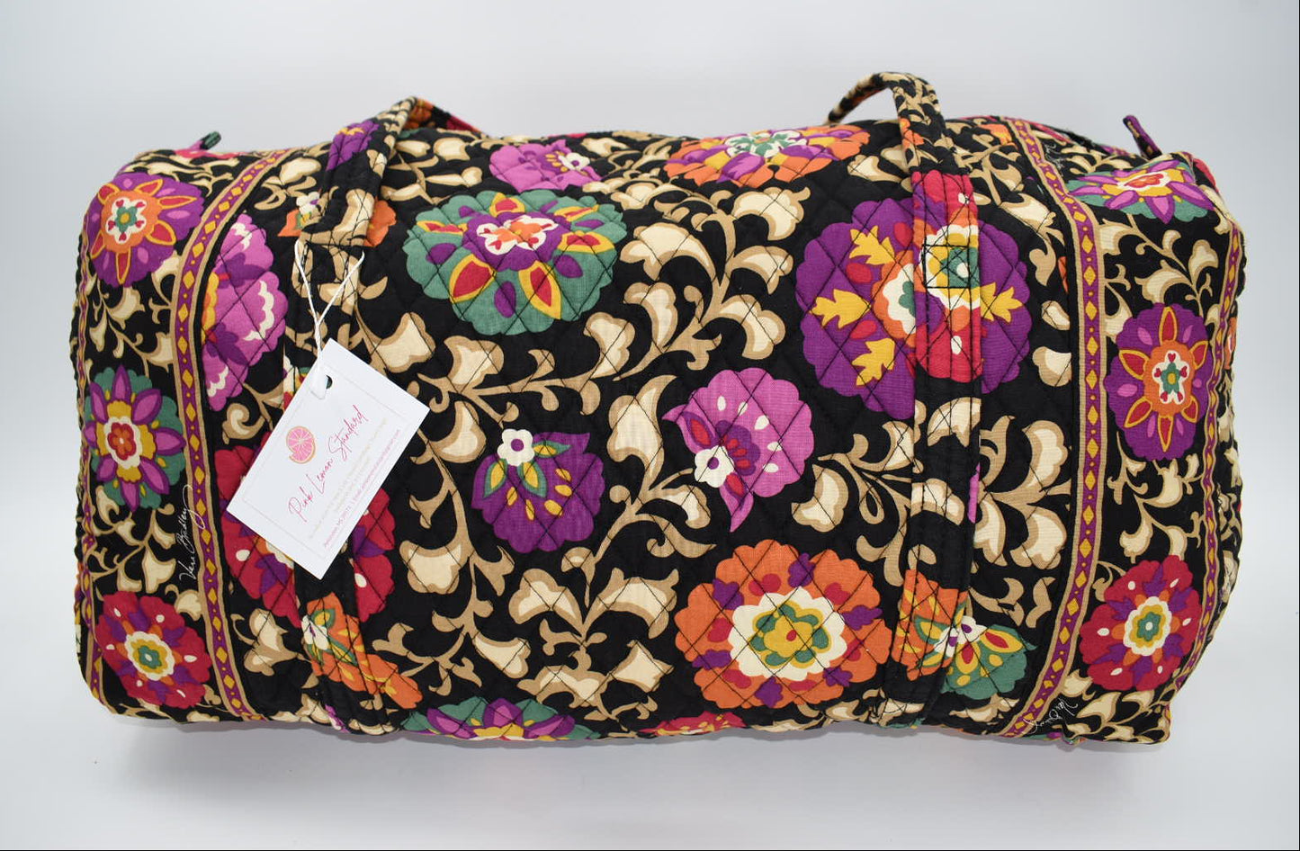 Vera Bradley Large Duffel Bag in "Suzani" Pattern