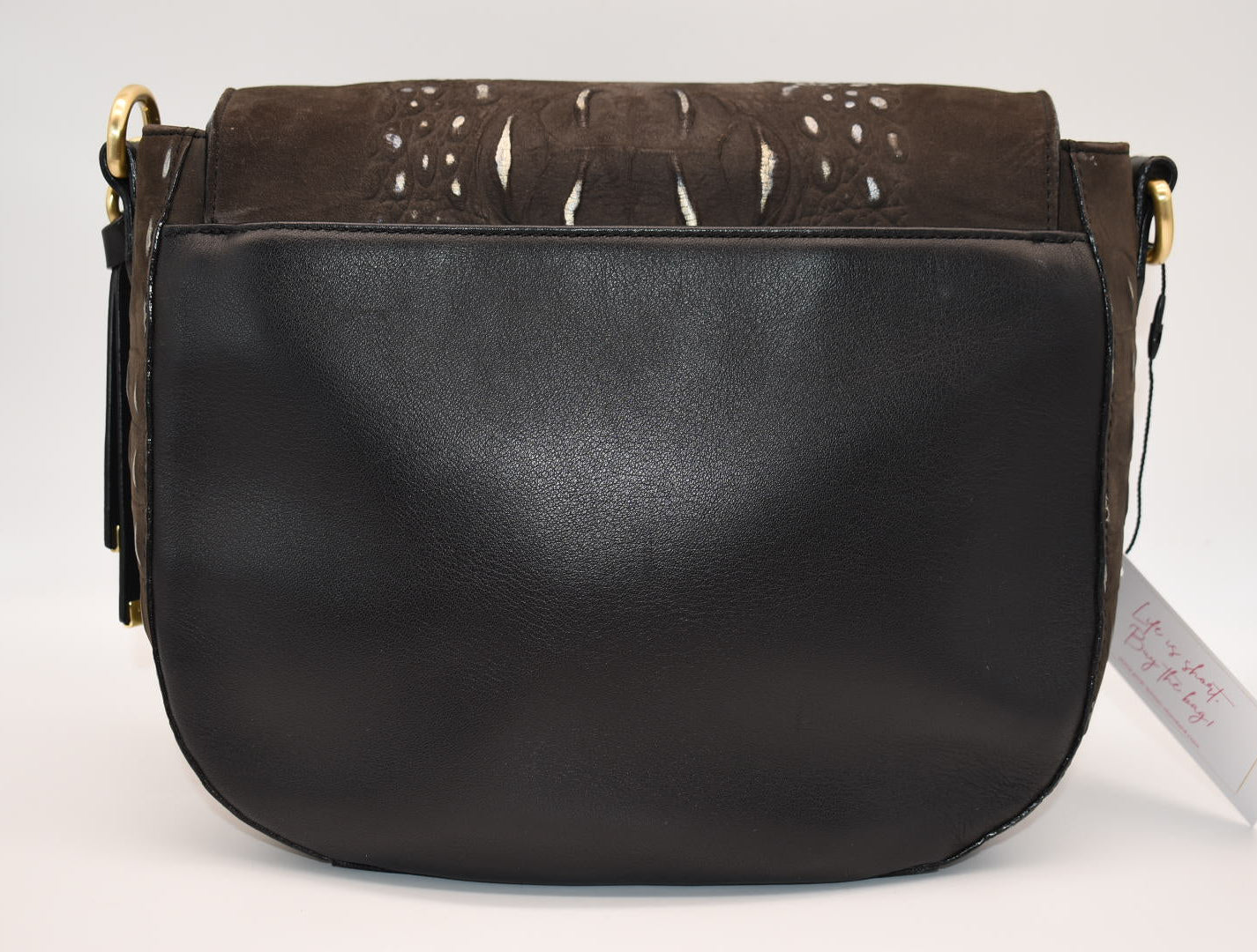 Brahmin Sonny Crossbody Bag in Iron Wilminton Graphite