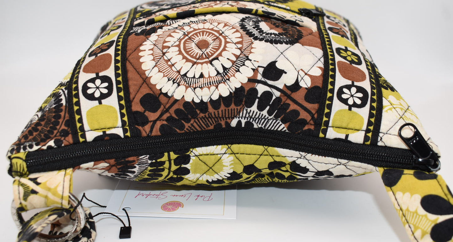 Vera Bradley Hipster Crossbody Bag in "Cocoa Moss" Pattern