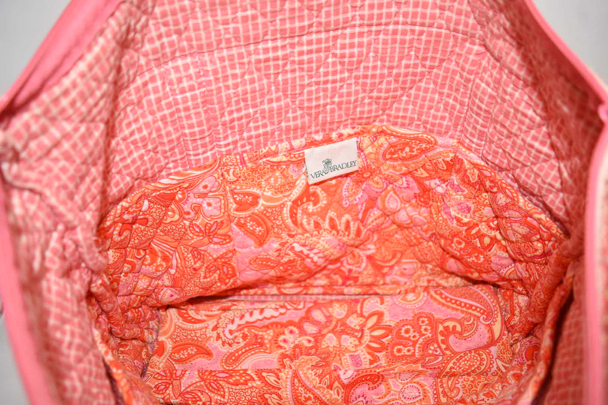 Vera Bradley Villager Tote Bag in "Sherbet" Pattern