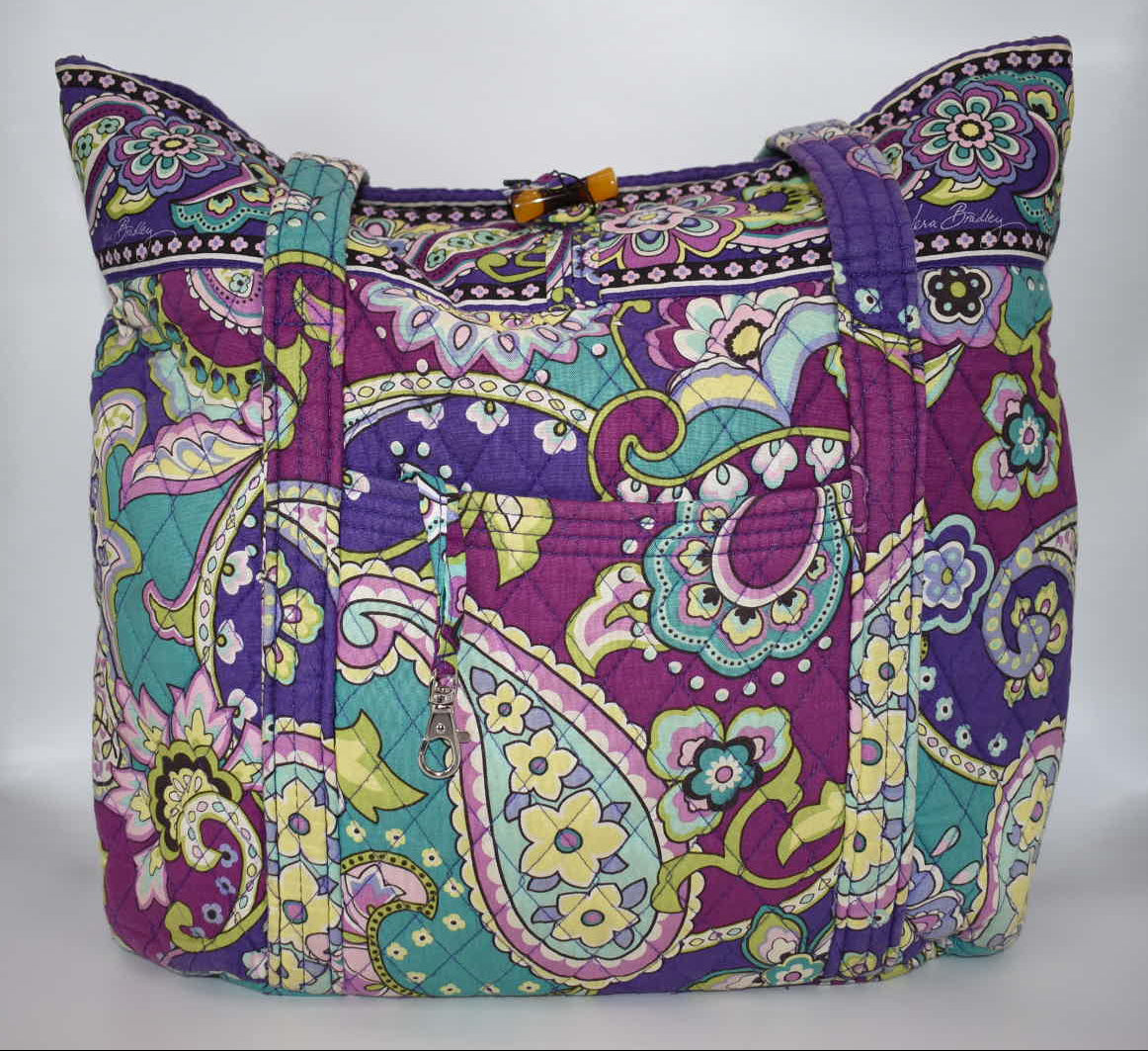 Vera Bradley Large Vera Tote Bag in "Heather" Pattern