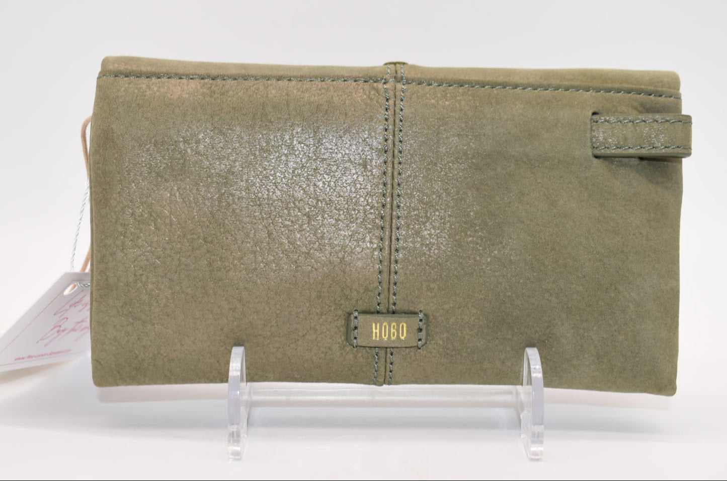 Hobo INTL Keen Continental Wallet in Golden Fir