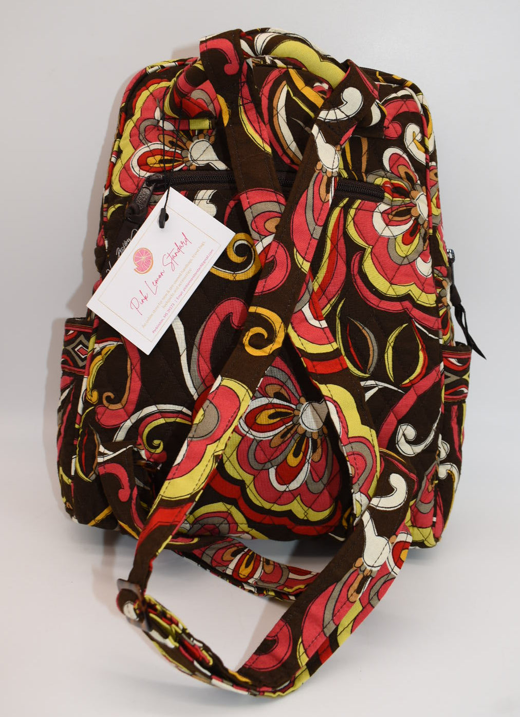 Vera Bradley Quilted Small Ultimate Backpack in "Puccini" Pattern