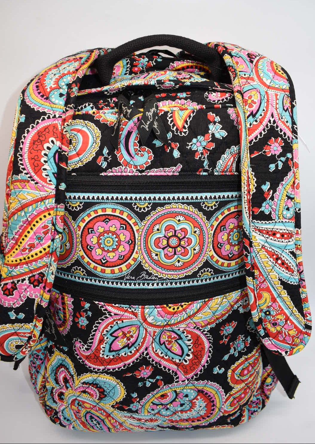 Vera Bradley XL Tech Laptop Backpack in "Parisian Paisley" Pattern
