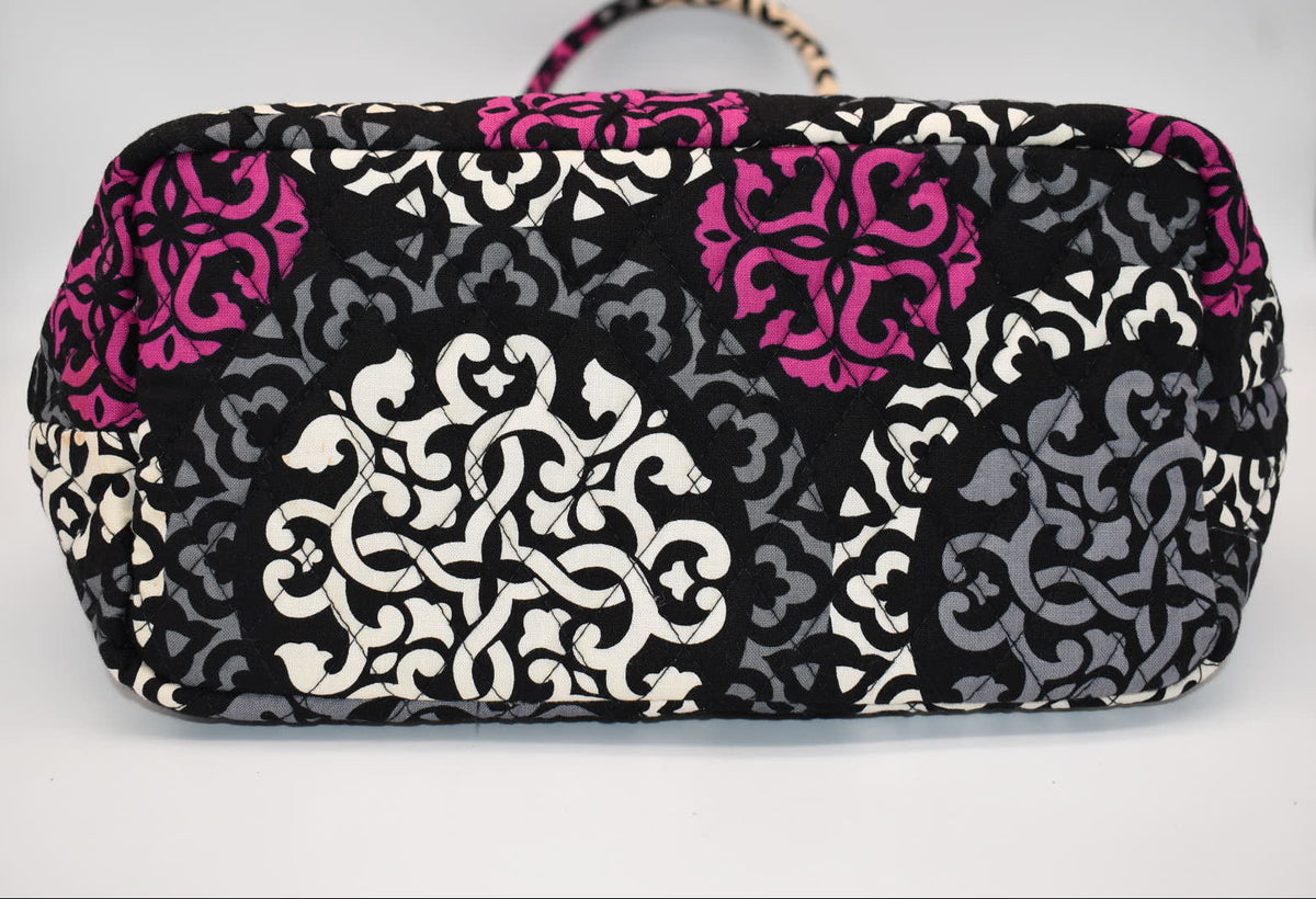 Vera Bradley Medium Open Tote Bag in "Canterberry Magenta: Pattern