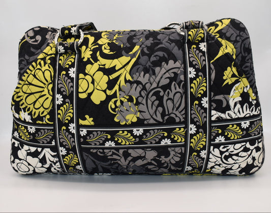 Vera Bradley Squared Away Satchel Bag in "Baroque" Pattern