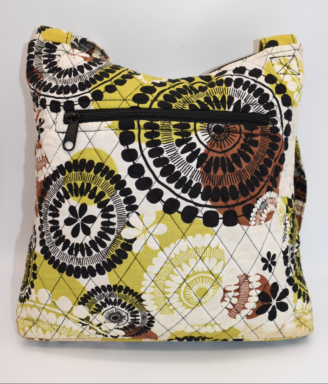 Vera Bradley Hipster Crossbody Bag in "Cocoa Moss" Pattern