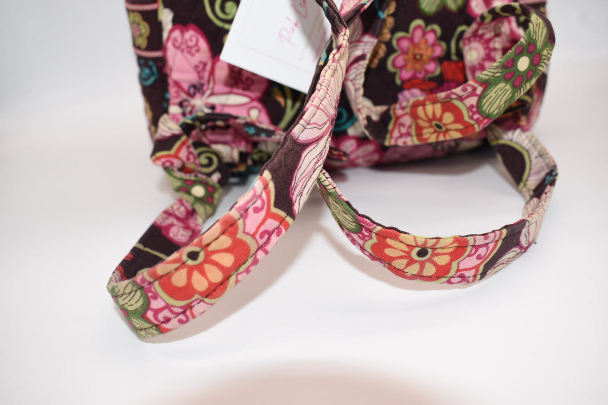 Vera Bradley Small Quilted Cotton Backpack in "Mod Floral- Pink" Pattern