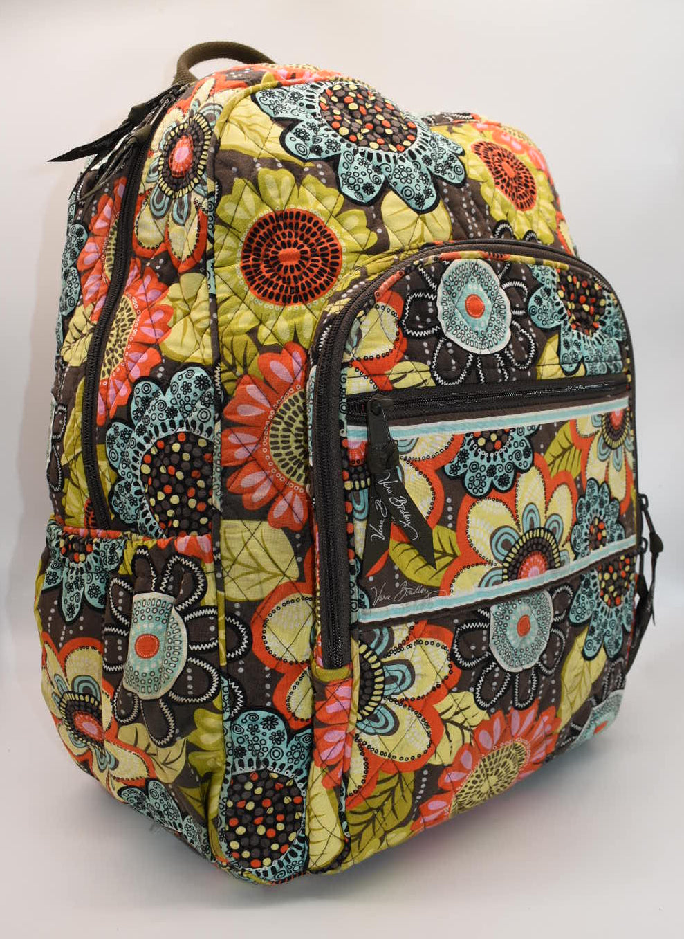 Vera Bradley Campus Backpack in "Flower Shower" Pattern