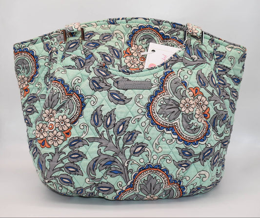 Vera Bradley Glenna Shoulder Bag in "Fan Flowers" Pattern