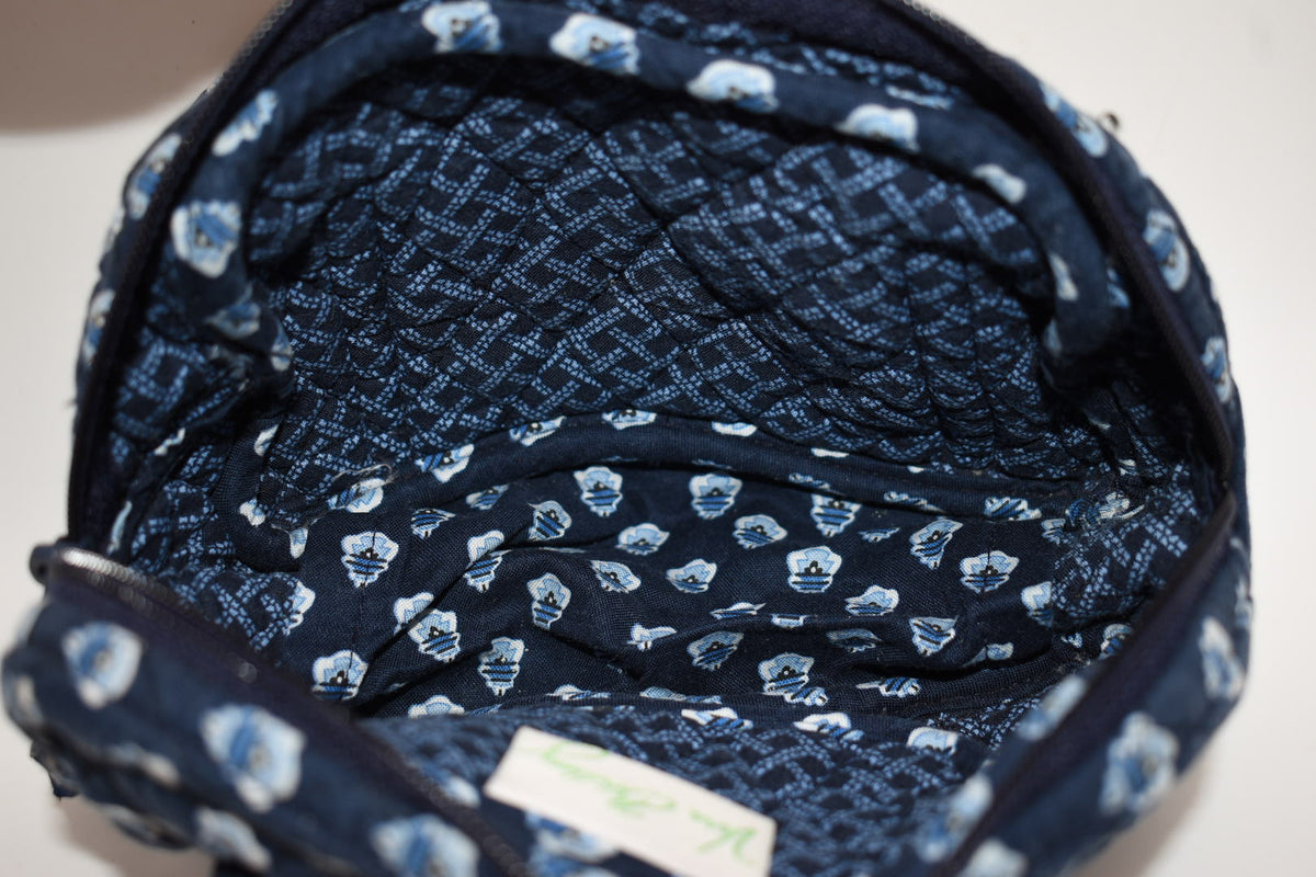 Vera Bradley Mini Tote Bag in "Nantucket Navy" Pattern