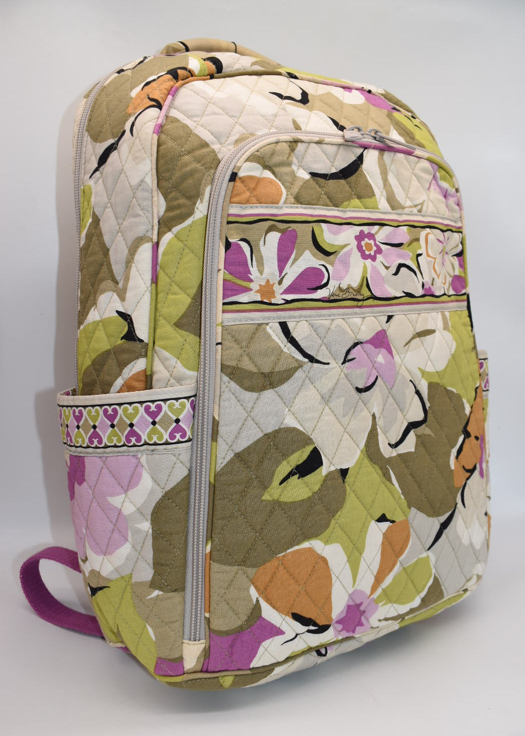 Vera Bradley Campus Laptop Backpack in "Portobello Road" Pattern