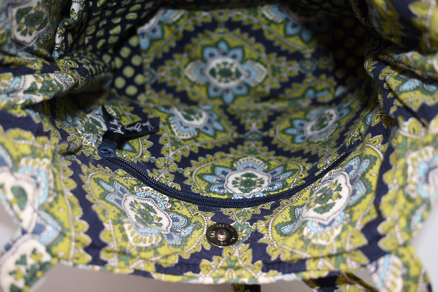 Vera Bradley Bucket Tote Bag in "Cambridge" Pattern