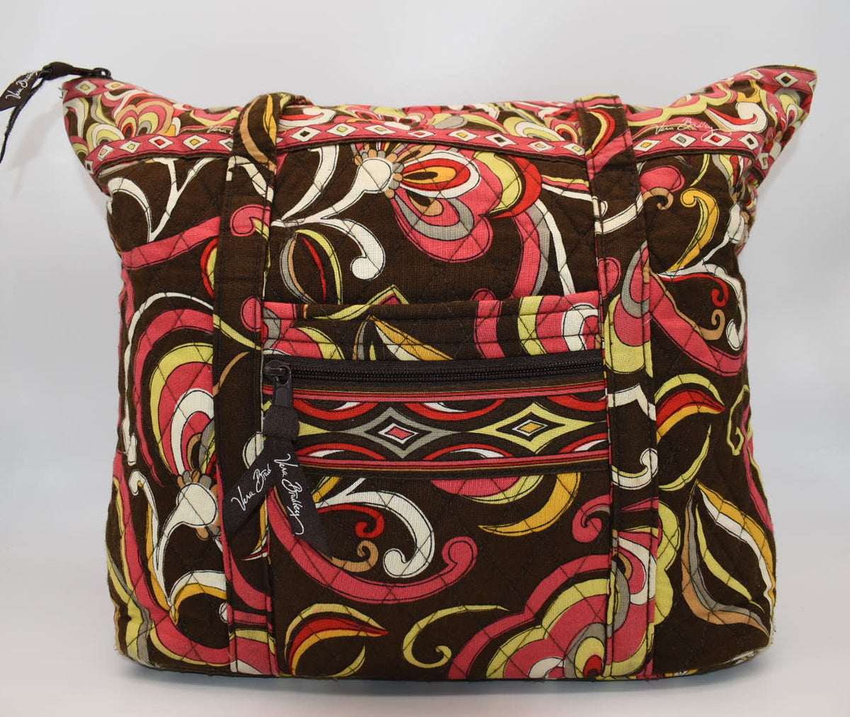 Vera Bradley Villager Tote Bag in "Puccini"Pattern