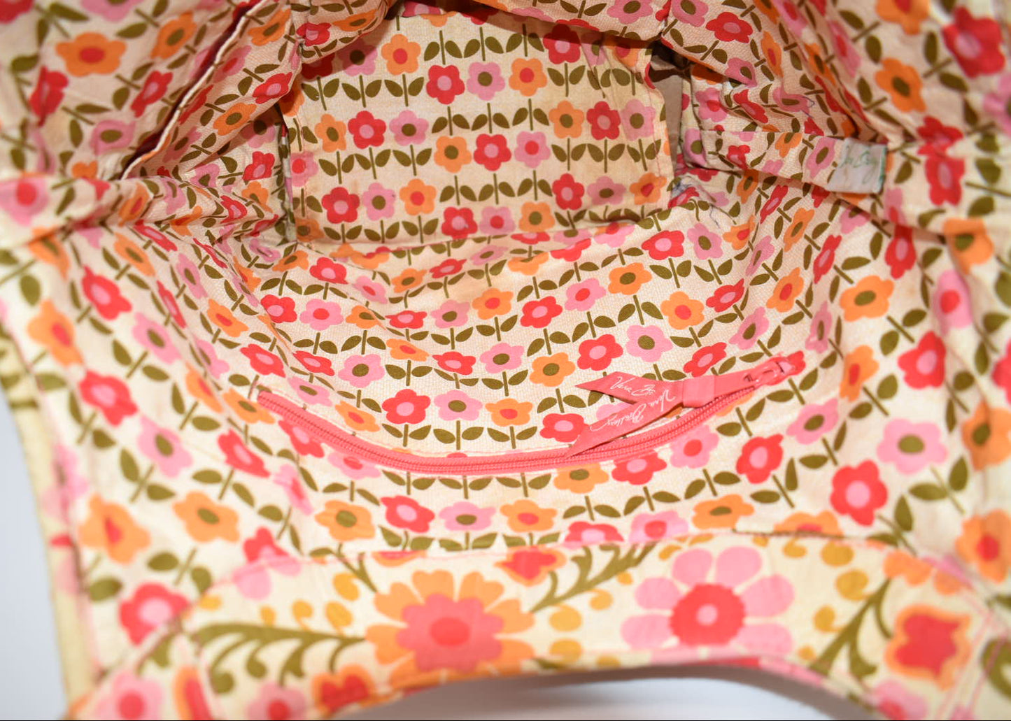 Vera Bradley Side by Side Tote Bag in "Folkloric" Pattern