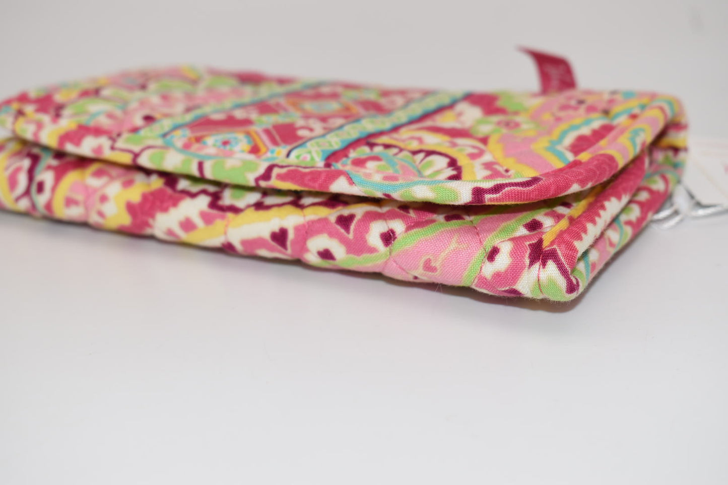 Vera Bradley Quilted Cotton Trifold Wallet in "Capri Melon" Pattern