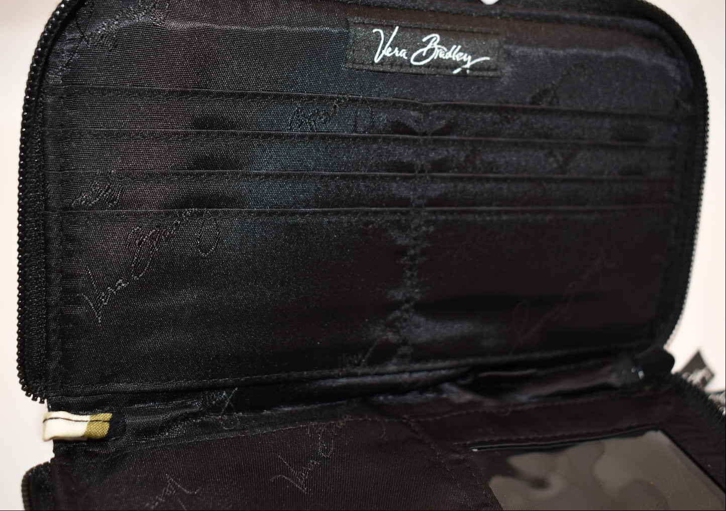 Vera Bradley Zip-Around Wallet in "Dogwood" Pattern