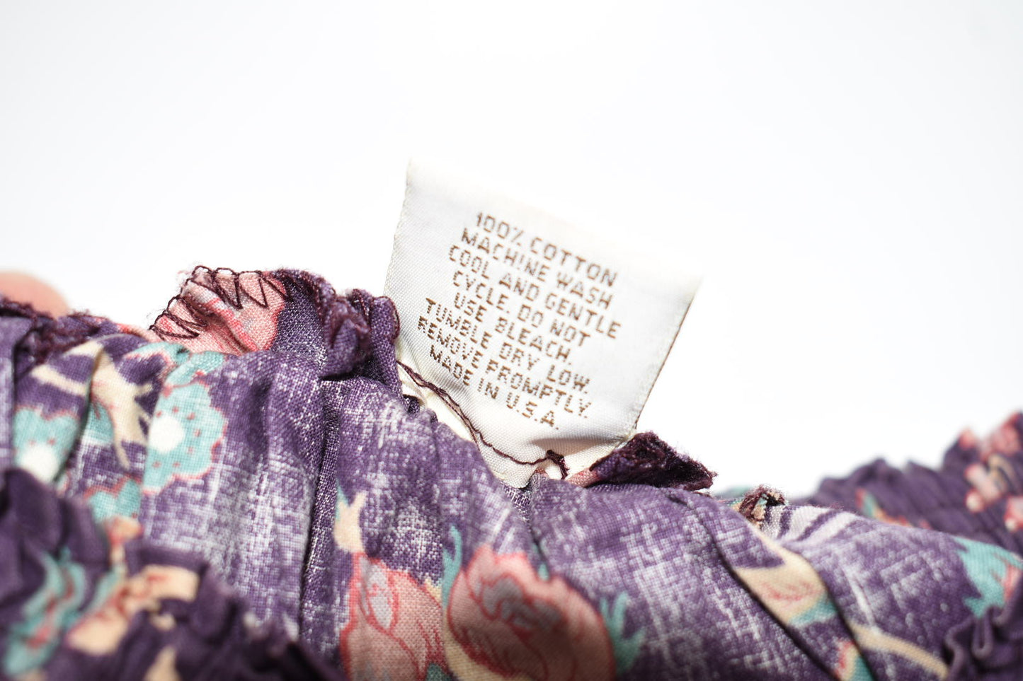 Vintage Vera Bradley Cottage Maxi OS Skirt in "Heather-1990" Pattern