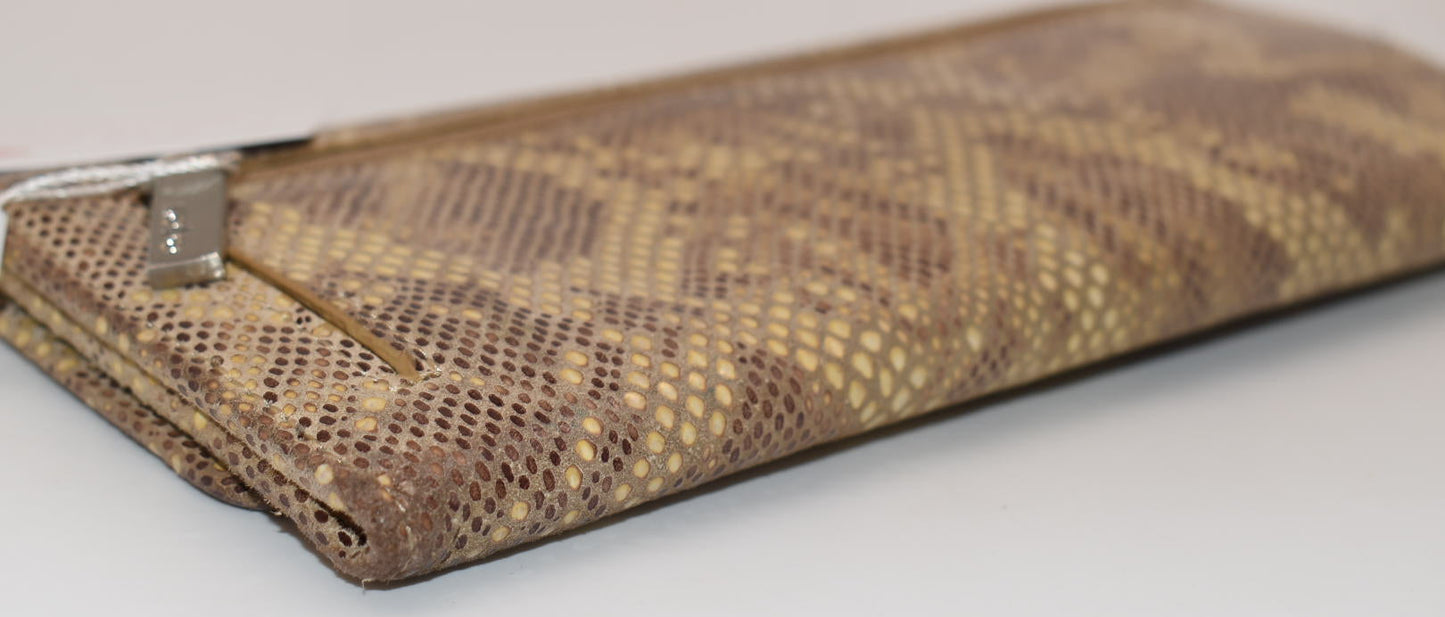 HOBO INTL Ardor Large Trifold Wallet in Exotic Print