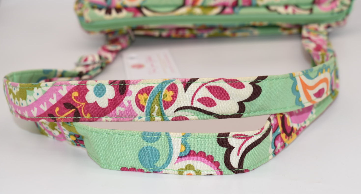 Vera Bradley Slim Crossbody Bag in "Tutti Frutti" Pattern