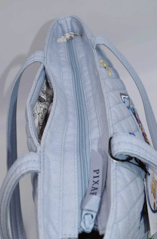 Vera Bradley Denim Small Vera Tote Bag in "Andy's Room"