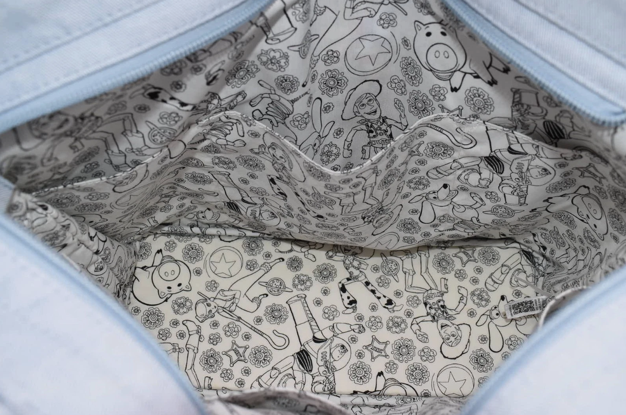 Vera Bradley Denim Small Vera Tote Bag in "Andy's Room"