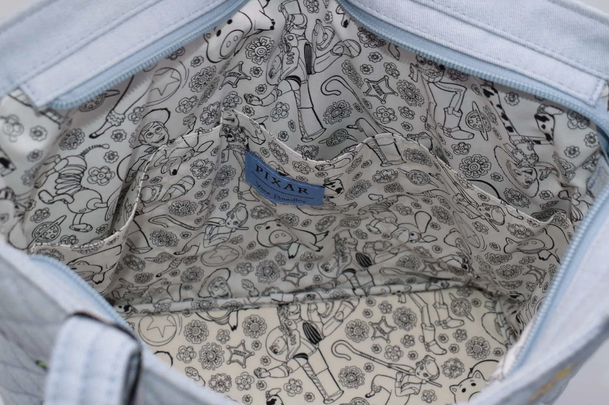 Vera Bradley Denim Small Vera Tote Bag in "Andy's Room"