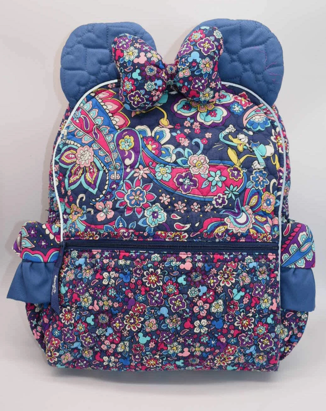 Vera Bradley Ruffle Backpack in Sensational Six Paisley w/ Ears