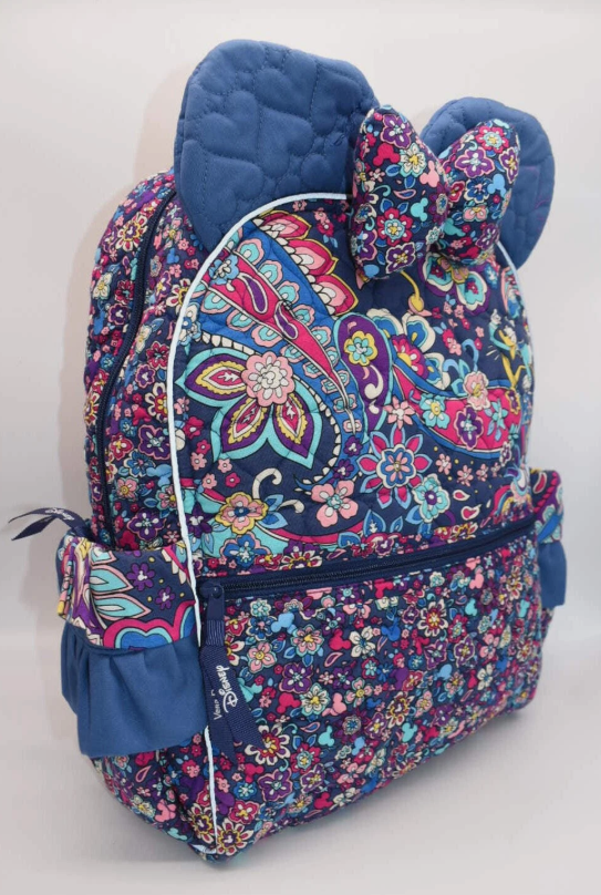 Vera Bradley Ruffle Backpack in Sensational Six Paisley w/ Ears