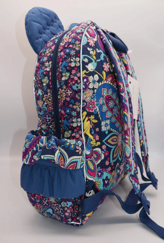 Vera Bradley Ruffle Backpack in Sensational Six Paisley w/ Ears