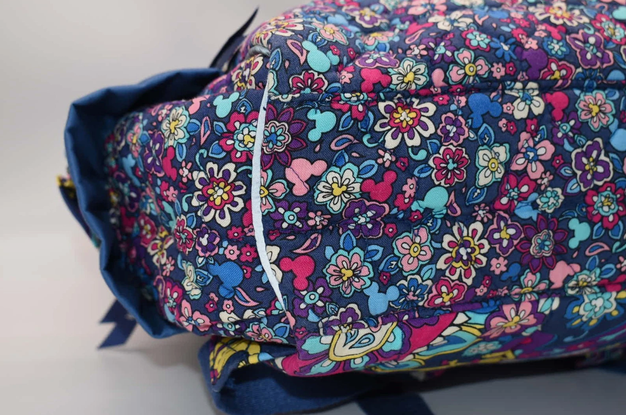 Vera Bradley Ruffle Backpack in Sensational Six Paisley w/ Ears
