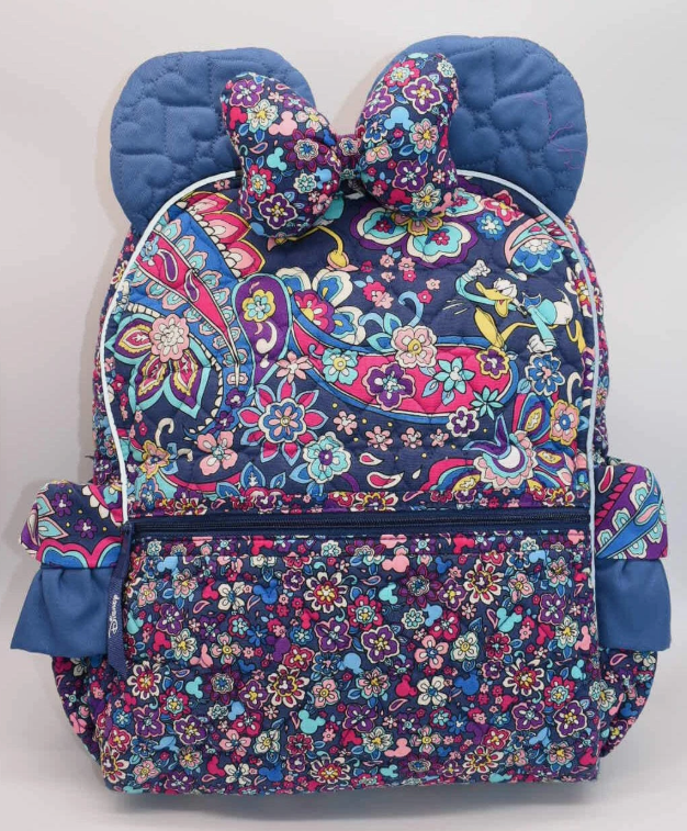 Vera Bradley Ruffle Backpack in Sensational Six Paisley w/ Ears