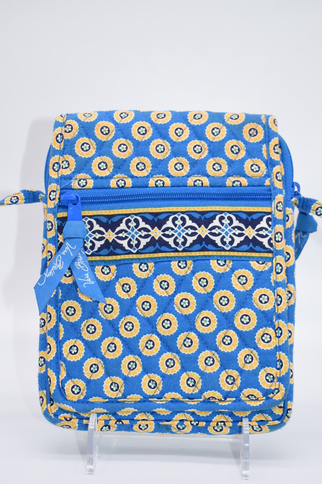 Vera Bradley Mini Hipster Crossbody Bag in "Riviera Blue" Pattern