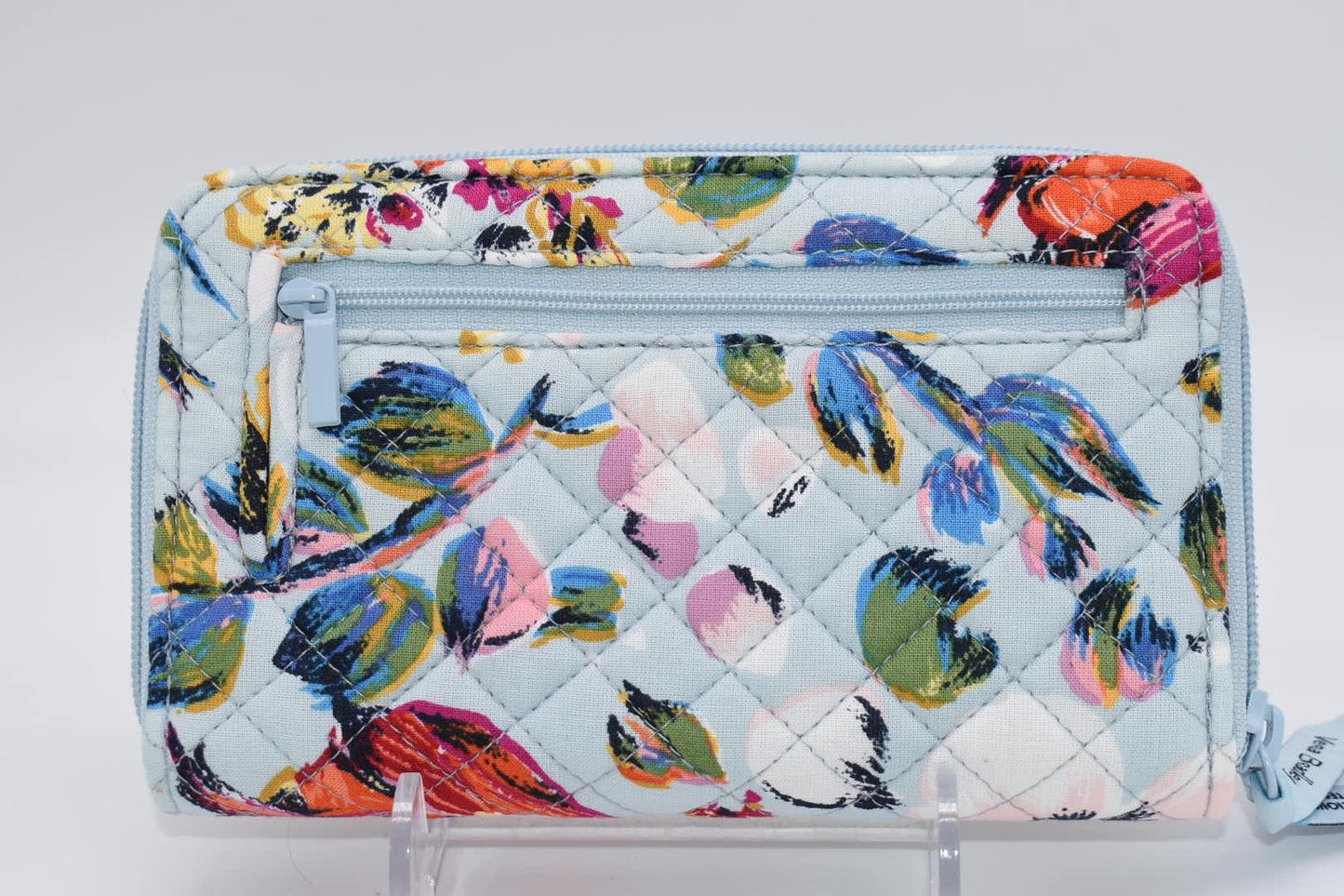Vera Bradley RFID Turnlock Wallet in "Sea Air Floral" Pattern